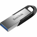 Memória USB Sandisk Ultra Flair Preto Preto/prateado 64 GB