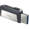 Memória USB Sandisk SDDDC2-128G-G46 Preto Prateado 128 GB