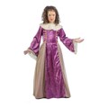 Fantasia para Crianças Limit Costumes Leonor Dama Medieval 7-9 Anos