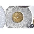 Decoração de Parede Dkd Home Decor Metal Multicolor Esfera (80 X 4,5 X 80 cm)