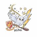 Conjunto de Lençóis Harry Potter Hedwig Multicolor Solteiro 175 X 270 cm