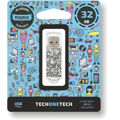 Memória USB Tech One Tech Art-deco 32 GB