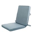 Almofada para Cadeiras Azul 90 X 40 X 4 cm