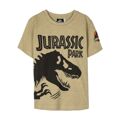Camisola de Manga Curta Infantil Jurassic Park Castanho 10 Anos