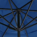 Guarda-sol de Exterior C/ Mastro Alumínio 600 cm Azul-ciano