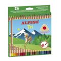 Lápis de Cores Alpino Tri Multicolor (6 Unidades)