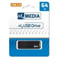 Pendrive Mymedia Preto 64 GB (10 Unidades)