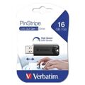 Pendrive Verbatim Pinstripe Preto 16 GB (10 Unidades)