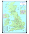 Quadro Planificação Mapa Marketing Britânico 90x120cm