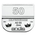 Lâminas de Barbear Andis 50 Aço Inoxidável (0,2 mm)