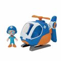 Helicóptero Blippi Figuras Azul Laranja