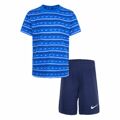 Conjunto Desportivo para Crianças Nike Swoosh Stripe Azul 7 Anos