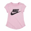 Camisola de Manga Curta Infantil Nike Futura Ss Cor de Rosa 1 Ano