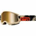 óculos Escuros 100 % Downhill Strata 2 Goggle Kombat Bege Tamanho único Motocross