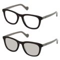 óculos Escuros Masculinos Moncler Photochromic Transparent Gray With Medium Gray
