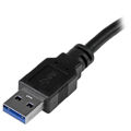 Cabo Micro USB Startech USB312SAT3CB Preto