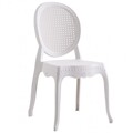 Cadeira Cibeles Empilhável Polipropileno Branco Pack 6