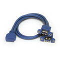 Cabo USB Startech USB3SPNLAFHD USB a Idc Azul