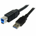 Cabo USB a para USB B Startech USB3SAB3MBK Preto