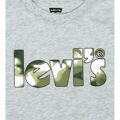 T-shirt Levi's Camo Poster Logo Gray Cinzento 8 Anos
