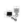 Foco Solar Galix Detetor de Movimento Preto Plástico 13,5 X 13,5 X 20 cm