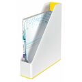 Porta-revistas Leitz Branco Amarelo A4 Poliestireno (7,3 X 31,8 X 27,2 cm)