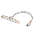 Cabo USB a para USB B Lindy 33123 Branco