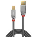 Cabo USB a para USB B Lindy 36664 5 M Preto Cinzento Antracite