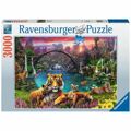 Puzzle Ravensburger Tigers In The Lagoon 3000 Peças