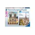 Puzzle Ravensburger Paris & Notre Dame 2 X 500 Peças