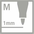 Conjunto de Canetas de Feltro Stabilo Pen 68 Arty 1 mm (30 Peças)