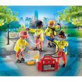 Playset Playmobil 71244 City Life Rescue Team 25 Peças