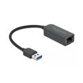 Adaptador USB para Rede RJ45 Delock 66646 2,5 Gigabit Ethernet Preto