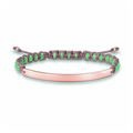 Bracelete Feminino Thomas Sabo LBA0054 (21 cm) Verde