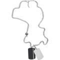 Colar Masculino Diesel Double Dog Tags