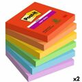 Notas Adesivas Post-it Super Sticky 76 X 76 mm Multicolor (2 Unidades)