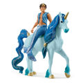 Conjunto de Brinquedos Schleich Aryon On Unicorn Plástico