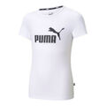 Camisola de Manga Curta Infantil Puma Ess Logo Tee Branco 13-14 Anos