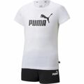 Conjunto Desportivo para Crianças Puma Logo Tee Branco 15-16 Anos