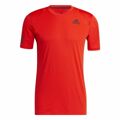 T-shirt de Futebol Adidas Club 3STR Tee Vermelho S