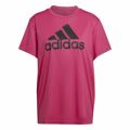 Camisola de Manga Curta Mulher Adidas Boyfriend Sport Rosa-escuro S