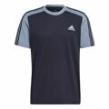 T-shirt Adidas Essentials Mélange Azul Escuro XS