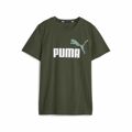 Camisola de Manga Curta Infantil Puma Ess+ 2 Col Logo Verde-escuro 7-8 Anos