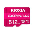 Cartão de Memória Micro Sd com Adaptador Kioxia Plus Uhs-i C10 R98 512 GB
