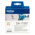 Etiquetas para Impressora Brother DK-11207 Cd/dvd ø 58 mm Preto/branco