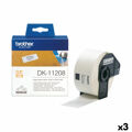 Etiquetas para Impressora Brother DK-11208 38 X 90 mm Branco/preto (3 Unidades)