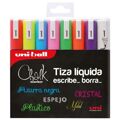 Liquid Chalk Markers Uni-ball PWE-5M Multicolor 8 Unidades