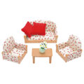 Acessórios para Casa de Bonecas Sylvanian Families Sofa + 2 Armchairs + Table