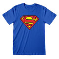 Camisola de Manga Curta Superman Logo Azul Unissexo M