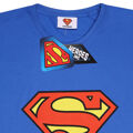 Camisola de Manga Curta Superman Logo Azul Unissexo M